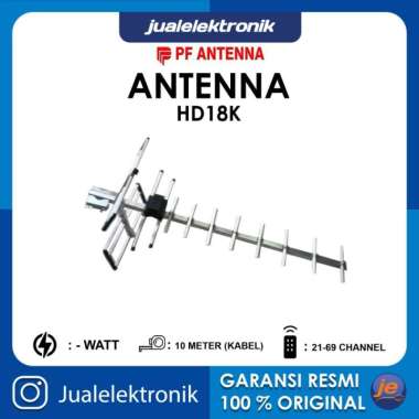 Pf Antenna Digital Hd18K – Antena Outdoor Digital+Kabel Original 100% (Kode 4853)) Multicolor