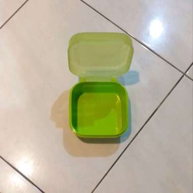 OBRAL MURAH KOTAK PENYIMPANAN MAKANAN 450ML GREEN HIJAU MERK TUPPERWARE BAGUS BERKUALITAS
