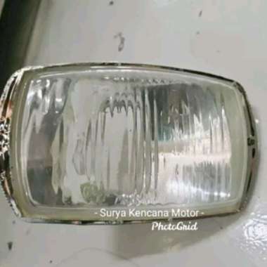 Reflektor lampu depan headlamp Vespa PTS smallframe Taiwan
