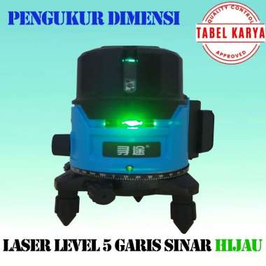 LASER LEVEL 5 LINE 6 POINT LEVELING LASER 5 GARIS SINAR HIJAU