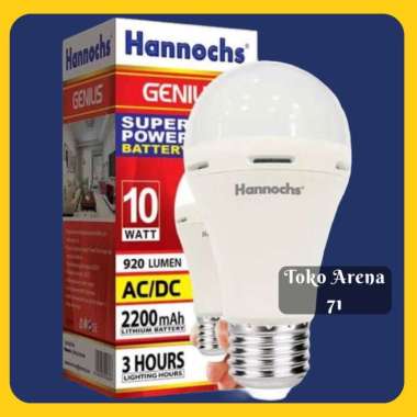 Hannochs Lampu Emergency LED AC/DC GENIUS 10W 10 watt