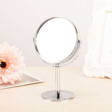 SK-K87 Kaca Cermin Makeup Meja Standing Mirror Cermin 2 Sisi Kaca Rias Make Up Putar / Cermin Meja /