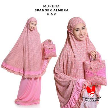 Pusat Mukena Indonesia Spandek Almera Mukena Semua Ukuran pink