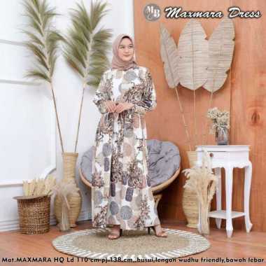Maxmara Lux Ethnic  - Gamis Terbaru Maxmara Lux  Premium Dress Wanita Lengan Panjang Maxi Dress Keki
