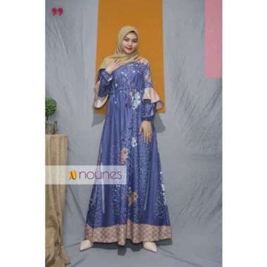 Maxmara Lux Ethnic  - Gamis Terbaru Maxmara Lux  Premium Dress Wanita Lengan Panjang Maxi Dress Keki