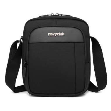 Navy Club Tas Selempang Sling Bag EEG - Tas Pria Tas Wanita - Crossbody Bags Tas Outdoor black