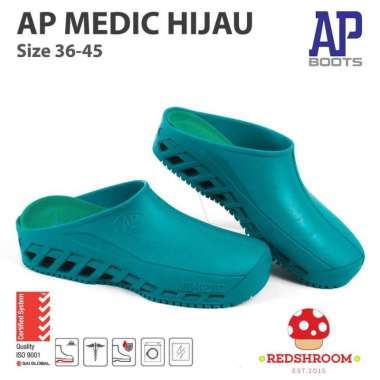 Sepatu Boots AP MEDIC Hijau - Sepatu APD Medis 45