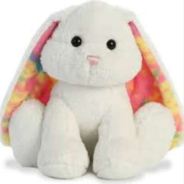 Boneka Kelinci putih Lucu Multicolor