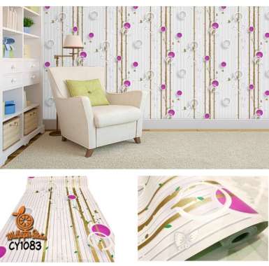 Wallpaper stiker dinding murah dan berkualitas CY1083