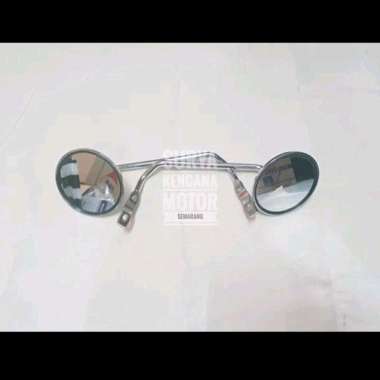 Kaca Spion bulat panjang langsung lamgsungan Vespa Super Sprint Bajaj Bagol PX Excel Spartan nekel