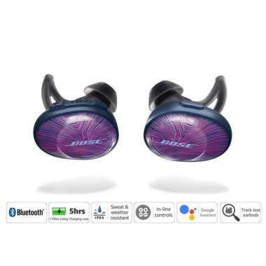 Bose Soundsport Free Wireless Headphone Original - Ungu