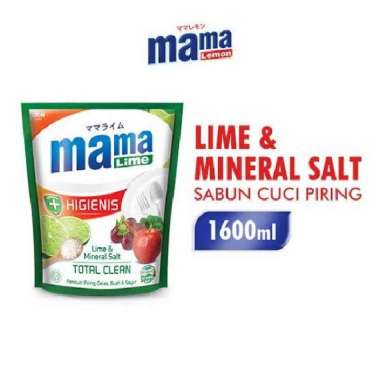 Promo Harga Mama Lime Cairan Pencuci Piring Lime 1600 ml - Blibli