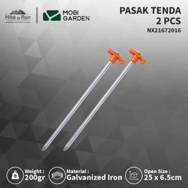Mobi Garden Pasak Tenda NX21672016 Outdoor Iron Grond Nail