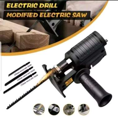 Adaptor mesin bor ke gergaji jig saw
