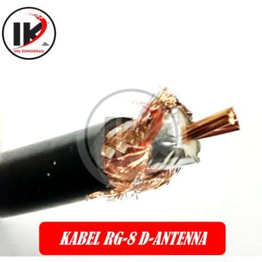 Kabel Rg-8 Serabut Full tembaga Coax D-Antena