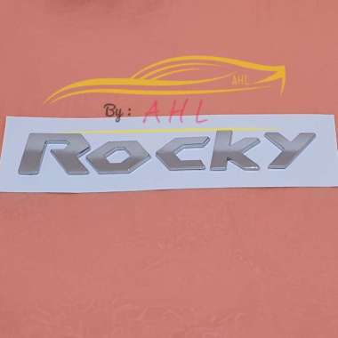 Engine Hood Emblem Daihatsu Rocky/ Logo Rocky/Logo Kap Mesin Rocky Multicolor