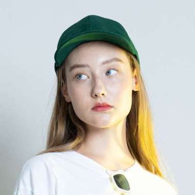 Topi Casual Polos Sport Baseball Cap Tumblr Hat Hijau Botol