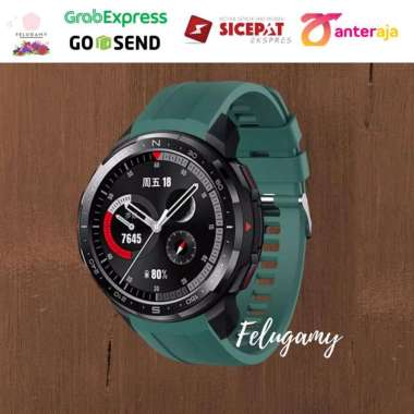 Strap Silikon Smartwatch Huawei Honor GS PRO Tali Jam Hijau Tosca