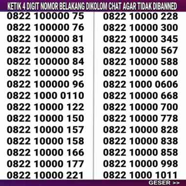 Nomor cantik simpati telkomsel kwartet 9999