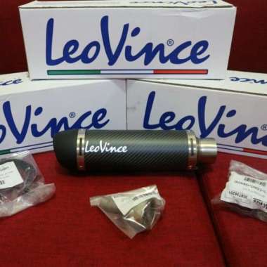 Silencer Knalpot Leovince Gp Corsa Evo Long Original Italy Multicolor