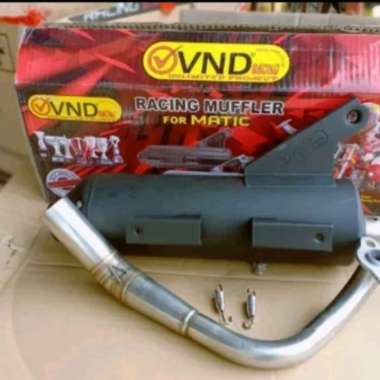 Knalpot tsukigi vnd honda beat fi injeksi original thailand non embos Multicolor