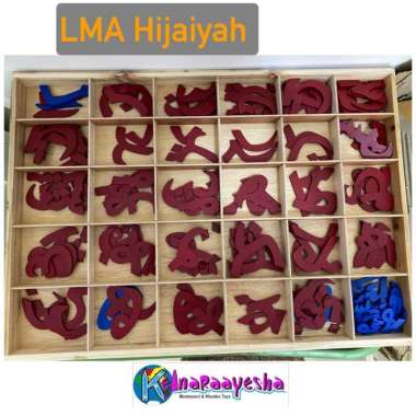 Large Movable Hijaiyah / Lma Hijaiyah Montessori