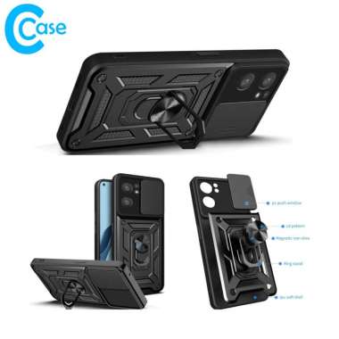 Premium Armor Ring Case Oppo Reno 7 5G | 7 Pro 5G - Lens Protection Reno 7 Pro 5G