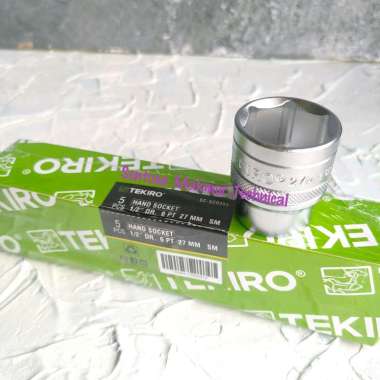 TEKIRO 1/2" 27 MM Mata Kunci Sock Sok Soket Shock 27mm 6PT 12PT 12PT
