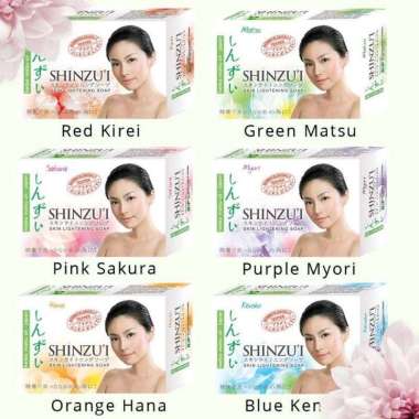 Shinzui Skin Lightening Bar Soap 65gr, 85gr | Sabun Mandi Batang Shinzu'i Hana