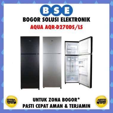 AQUA KULKAS 2 PINTU PROMO | AQRD270 | AQR-D270DS/LS | AQR-D270