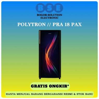 Kulkas 1 Pintu Polytron PRA18PAX 180 liter PRA 18 PAX Polytron PRA18