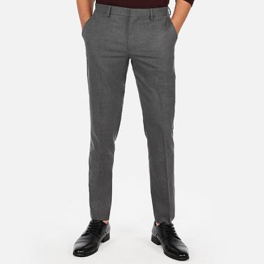Houseofcuff Slim Fit Trouser Celana Formal Pria [Big Size] 34 GREY