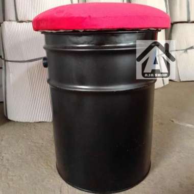 Stool tong lukis bantalan empuk