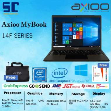 Axioo MyBook 14F SERIES Intel Celeron N4020/6GB/256GB/W10 Brown
