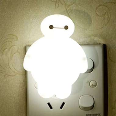 Lampu Baymax Lampu tidur Led Night Lamp Baymax Putih