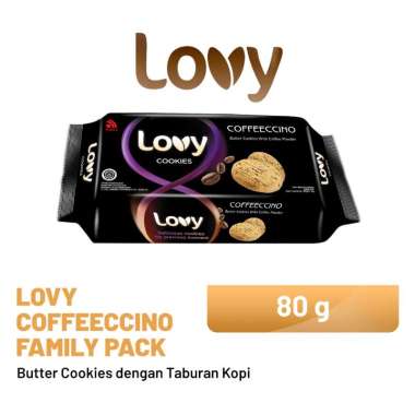 LOVY Cookies Coffeeccino Family Pack (80 gram)