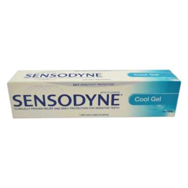 Promo Harga Sensodyne Pasta Gigi Cool Gel 100 gr - Blibli
