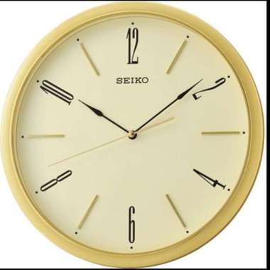 Jam Dinding Seiko Japan QXA725 QXA725G Gold ORIGINAL