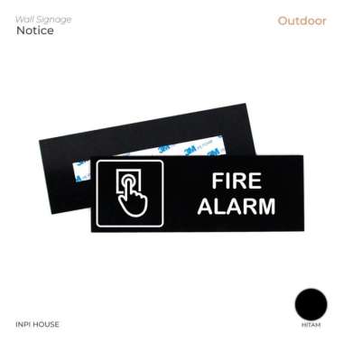 Fire Alarm Sign Board - Icon Tombol Alarm Kebakaran - Fire Alarm Sign
