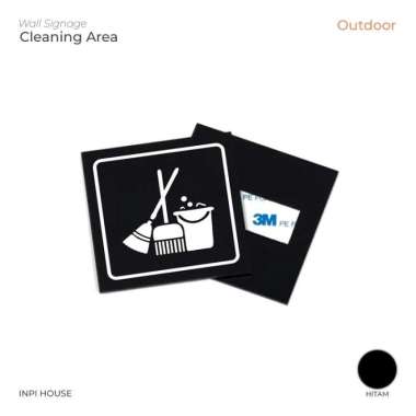 Janitor Signage - Logo Ruang Janitor - Acrylic Signage - Janitor