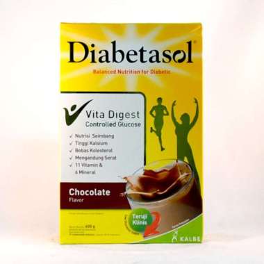 Promo Harga Diabetasol Special Nutrition for Diabetic Chocolate 600 gr - Blibli