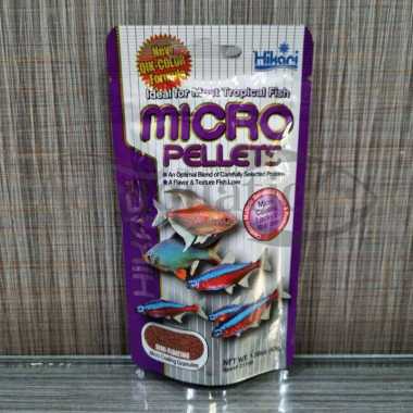 HIKARI MICRO PELLETS 45GR PAKAN PELLET PELET MAKANAN IKAN HIAS KECIL NEON RASBORA SUMATRA
