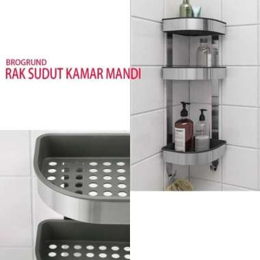 Rak Sabun Sudut Rak Toilet TEMPAT SABUN Kamar mandi IKBORG