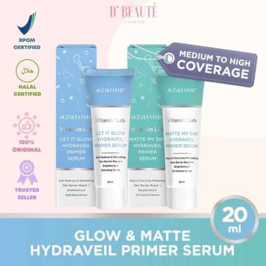 Azarine Matte My Day / Let It Glow Hydraveil Primer Serum 20ml Let It Glow