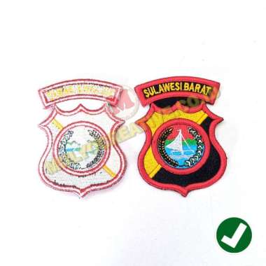 Emblem Bordir Timbul Logo Polda Sulawesi Bordir Timbul Murah - Sulawesi Barat, Logo polda saja