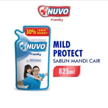 Nuvo Family Sabun Mandi Cair 900ml Merah