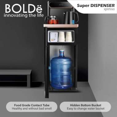 BOLDe Xpresso Dispenser Galon bawah Smart Fountain hitam