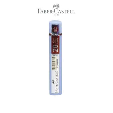 Faber - Castell Lead Superfine Grip 2B 0.5 mm Isi Mechanical Pensil Tube Light Blue