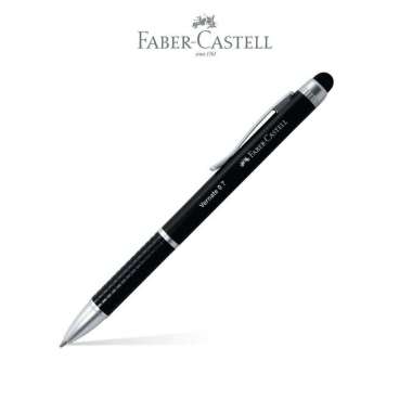Faber-Castell Stylus Pen Vernate 0.7 Black Barrel Black - Blue Ink