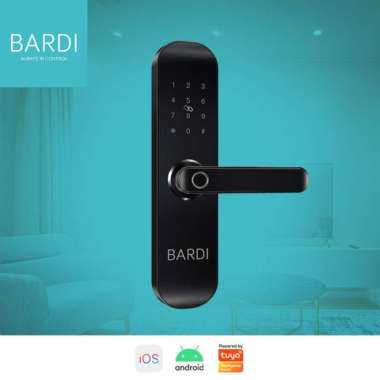 BARDI SMART HOME DOOR LOCK HANDLE RFID-FINGERPRINT WATERPROOF IP54